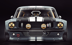 Ретро автомобиль FORD Mustang 1965 года 