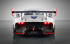 Автомобиль Porsche 935,  2019 года вид сзади