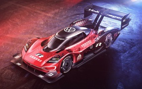 Гоночный автомобиль Volkswagen I.D. R Prototype 2019 года 
