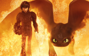 Cartoon Characters How to Train Your Dragon 3. Hidden World, Out of Fire