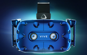 New glasses of virtual reality HTC Vive Pro Eye, CES 2019