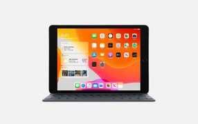 New iPad 10.2 ‑ inch, 2019 on a white background