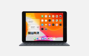 Новый  iPad 10.2‑inch, 2019 года на белом фоне
