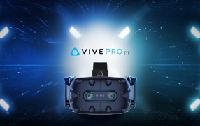 Очки виртуальной реальности HTC Vive Pro Eye, CES 2019