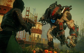 Кадр новой компьютерной игры Rage 2, 2019 года