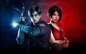Постер новой компьютерной игры Resident Evil 2, 2019 года