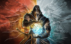 Скорпион персонаж компьютерной игры Mortal Kombat 11 