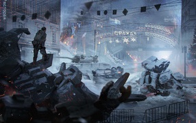 Скриншот компьютерной игры Left Alive, 2019 года
