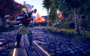Скриншот компьютерной игры The Outer Worlds, 2019 года