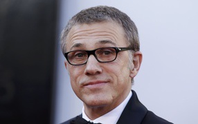 Австрийский актер Кристоф Вальц в очках