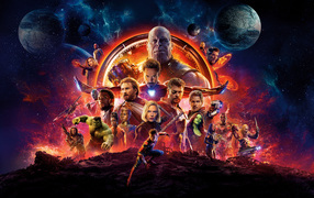 Постер фильма Мстители: Война Бесконечности