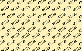 Много электрический гитар на бежевом фоне