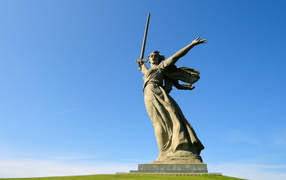 Motherland on Mamayev Kurgan, Volgograd. Russia