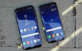 New thin smartphones Galaxy Note 8 and Galaxy S8