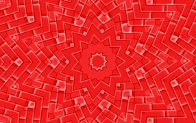 Абстрактный рисунок с красными звездами 