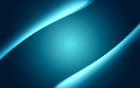 Неоновые голубые волнистые линии на синем фоне 