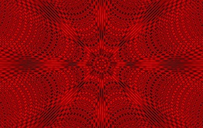 Красный абстрактный рисунок иллюзии 