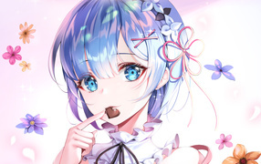 Персонаж Рем аниме Жизнь В Альтернативном Мире С Нуля