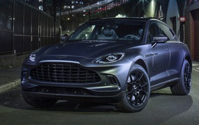 2020 Aston Martin DBX Q Concept car on the street in the city