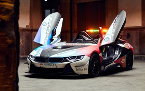 BMW I8 Roadster Open Door Racing Car