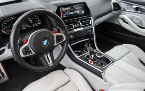 Interior of the BMW M8, 2020