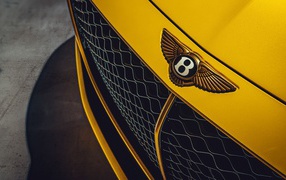 Значок желтого автомобиля Bentley Mulliner Bacalar 2020 года