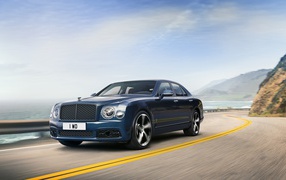 Stylish expensive car Bentley Mulsanne Edition By Mulliner 2020