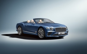 2020 Bentley Continental GT Mulliner Convertible on a gray background
