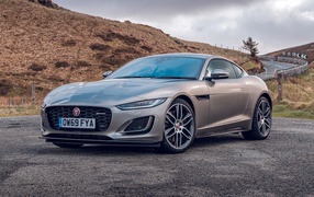 Серебристый Jaguar F-Type P450 R-Dynamic 2020 года 