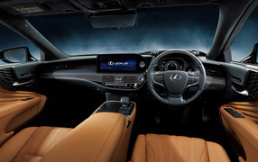 2021 Lexus LS 500h interior