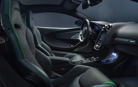 Салон автомобиля McLaren GT Verdant Theme By MSO 2020 года