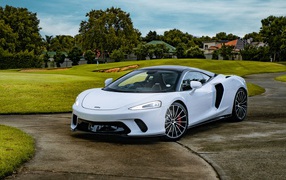 2020 White McLaren GT Sports Car