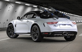 Автомобиль Alpine A110 SportsX 2020 года вид сзади