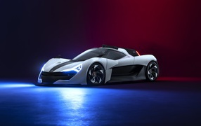 Быстрый автомобиль APEX AP-0 Concept 2020 года  