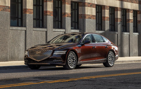 Дорогой автомобиль Genesis G80, 2021 года в городе