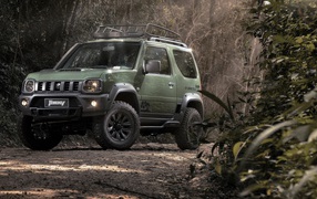 2020 Suzuki Jimny Forest large SUV in the forest