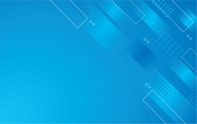 Голубой фон с геометрическими фигурами