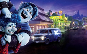 Постер мультфильма Вперёд, 2020 года