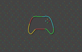 Нарисованный Xbox  контроллер 