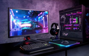 Большой игровой монитор Asus ROG Swift, 2020 года
