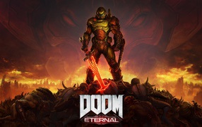 Персонаж Палач Рока компьютерная игра Doom Eternal, 2020