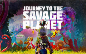 Постер новой компьютерной игры Journey to the Savage Planet, 2020