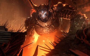 Робот из компьютерной игры Doom Eternal, 2020