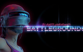 Девушка в шлеме, персонаж компьютерной игры PUBG