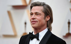 Актер Брэд Питт на вручении оскара