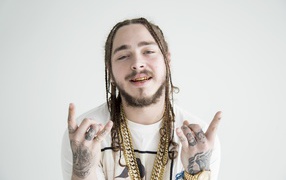 Популярный американский рэпер Post Malone