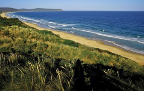 Вид на морское побережье 