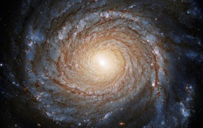 Космическая спираль в космосе 