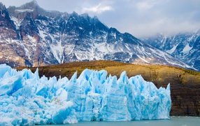 Blue Glacier at Mount Patagonia, Chile