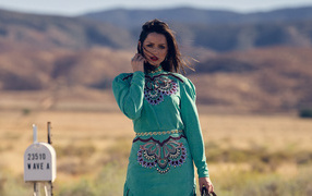 Актриса Ана де Армас в красивом платье